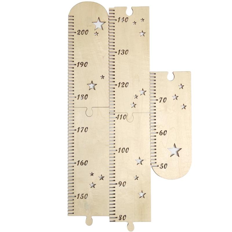 1Set Kids Height Growth Chart Ruler Children Height Gauge Room Decoration for Home Bedroom Dormitory Household