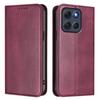 Per Motorola Moto G86 5G Custodie Portafoglio Texture Retrò Copri Telefono in Pelle con Blocco RFID