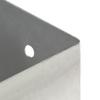 Post Anchor Set (4 Pcs) Galvanized Metal 81 Mm