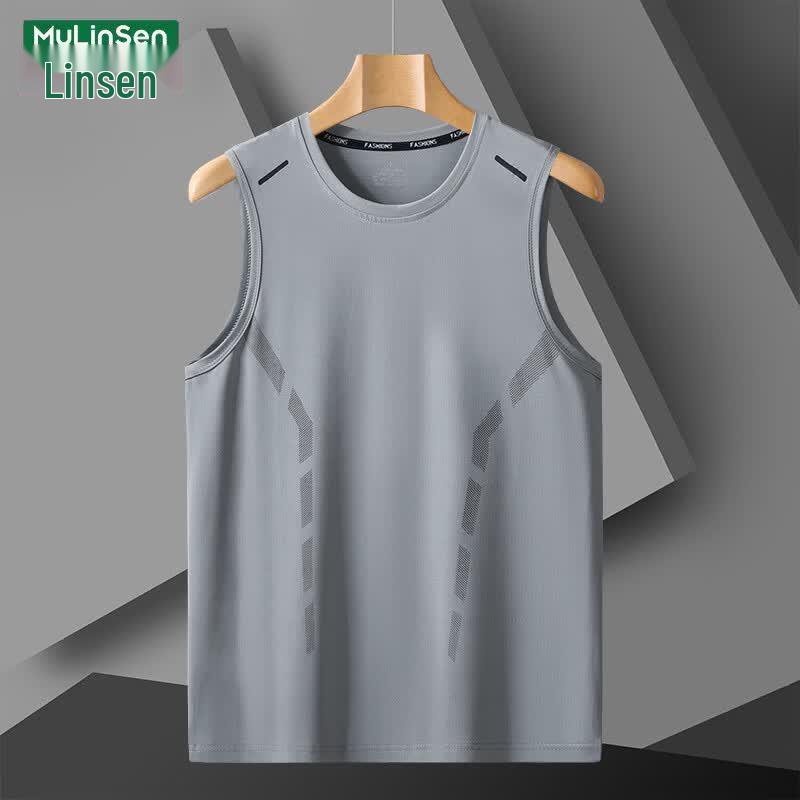 

MULINSEN Men s Lightweight Quick-Dry Sleeveless Sports T-shirt M