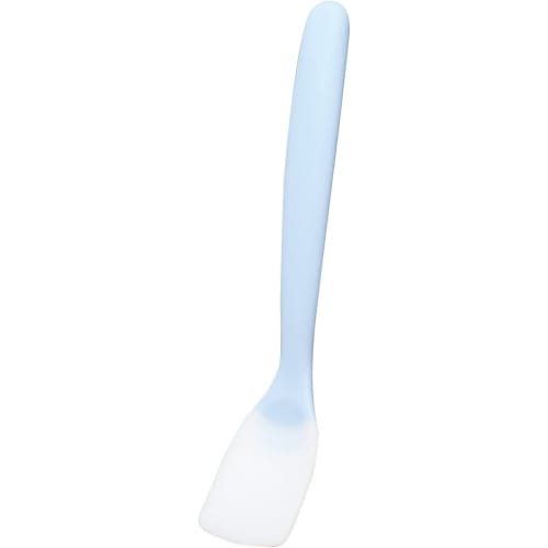 Marna Yogurt Spoon (Small / Dishwasher Safe / Blue) with Silicone Tip (Gentle on the Mouth and Easy to Scoop) K653B