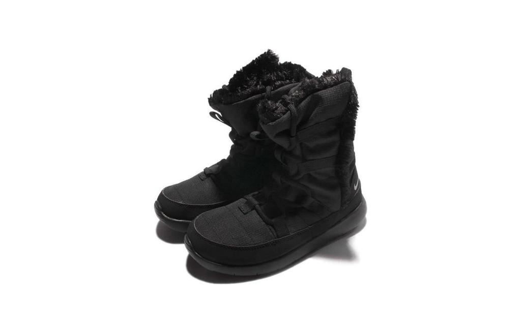 Nike Roshe One Hi TDV Abrasion Resistant High Top Toddler Shoes Black Infant And Toddler 807760-001