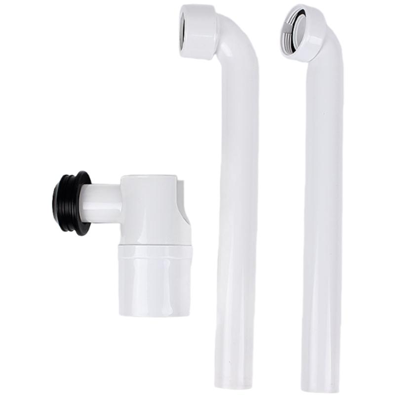 Adjustable Sink Drain Trap 1-1/4Inch Space Saving Sink Waste Trap Bathroom Drain Pipe Rotating Sink Waste Trap