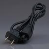 Practical Power Connection Cable Laptop Power Cable 2 Prong Plug Metal Construction Fast Efficient Charging Cables