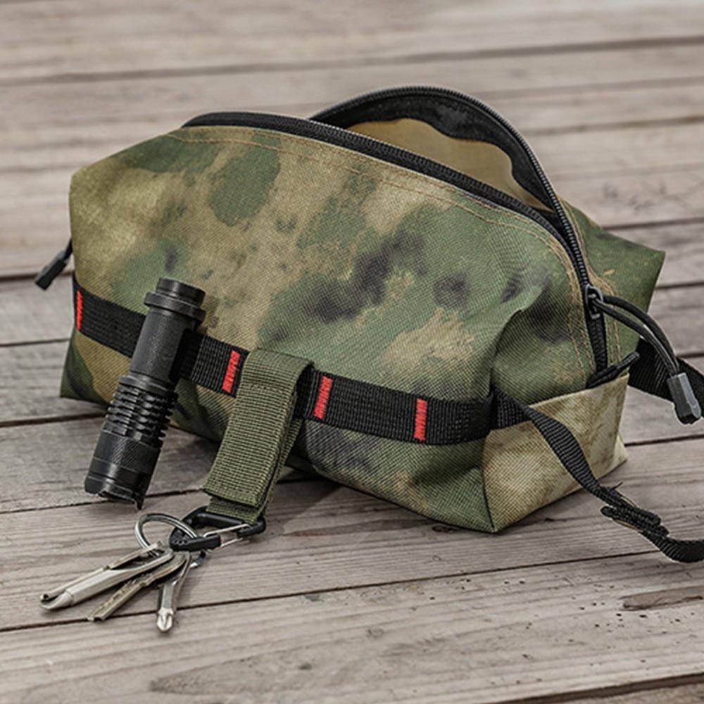 1000D Tactical EDC Bag Military Ammo Pouch Hunting Wash Bag Dump Pouch Portable Tool Storage Handbag Compatible Military Utility