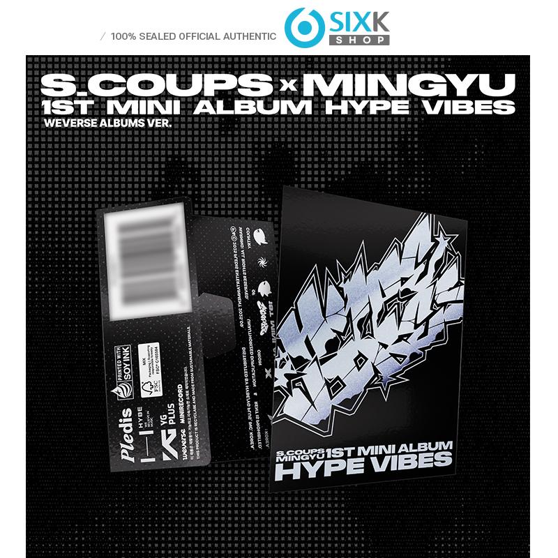 [Pre-order] S.COUPS X MINGYU(SEVENTEEN) - 1ST MINI ALBUM [HYPE VIBES] Weverse Ver. (+Online Benefit)