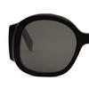 Celine Fashionable Elegant Brand Logo Irregular Shape Sunglasses Women Sunglasses Black CL40305U.