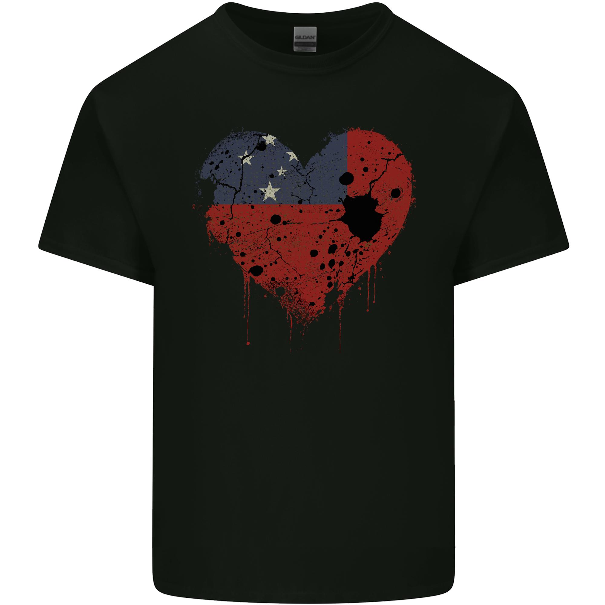 Love Samoa Flag Samoan Day Football Unisexs Light Cotton TShirt S