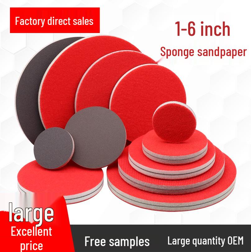 

3 , 5 , 6 Коричневая флокированная губчатая наждачная бумага для полировки мобильных телефонов, пластиковых моделей и электроники 125mm P800 grit