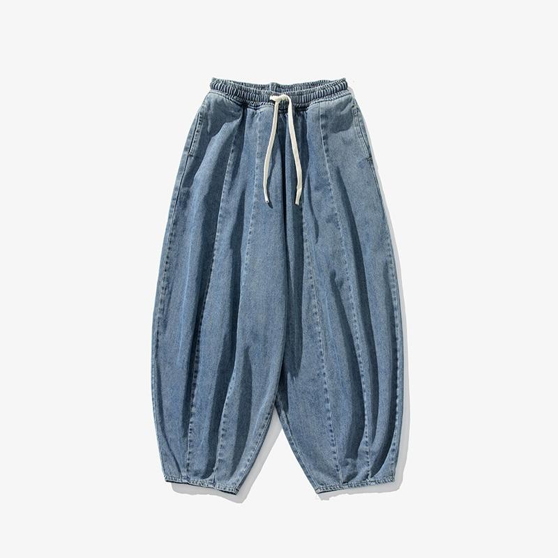 Unisex Nadměrné Široké Volné Rovné Džíny Muži Ženy Hip Hop Streetwear Skateboard Ležérní Volné Kalhoty Denní Nošení