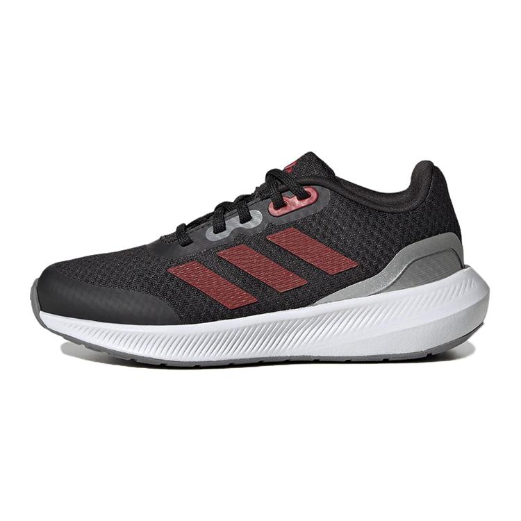 

New Adidas Runfalcon 3.0 Slip Resistant Low Top Kids Running Shoes Black Red Kids IE7252 36