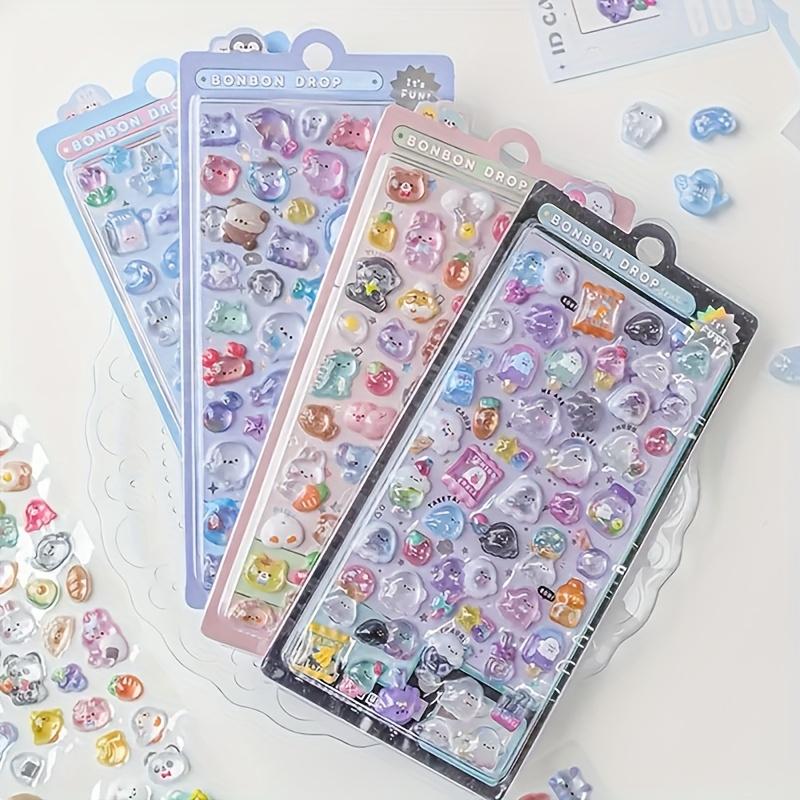 

3D тисненый лист наклеек мультяшный хлеб животные поделки наклейки для скрапбукинга альбомы своими руками пластик полуглянцевый 1pcs