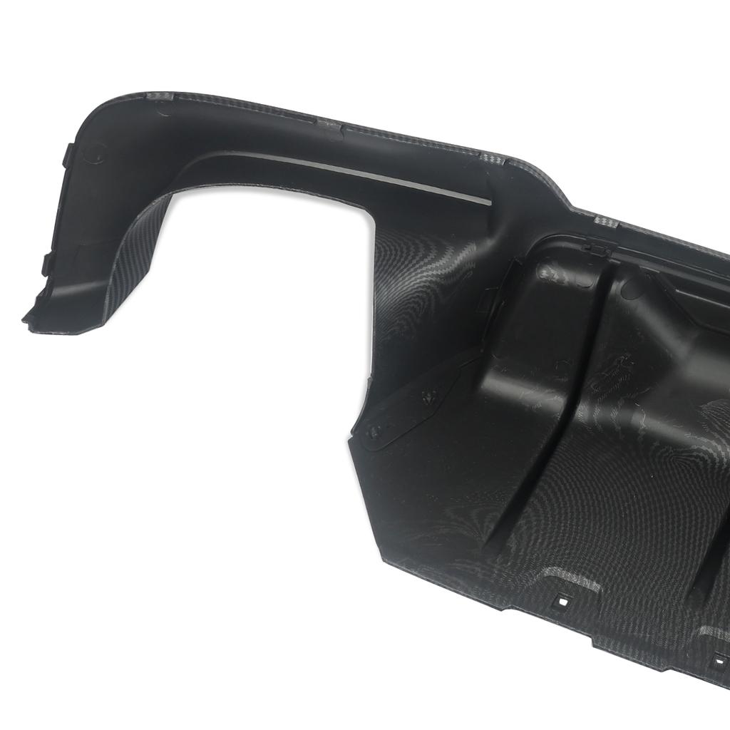 For Bmw F10 F11 CS Style Rear Diffuser Bumper Lip Carbon Fiber Look Auto Body Kit 2011 2012 2013 2014 2015 2016 Rear Bumper