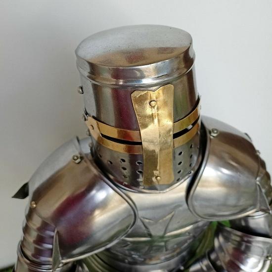 Medieval Knight Suit Of Armor Mini Armour Home Decor With Display Stand and Base