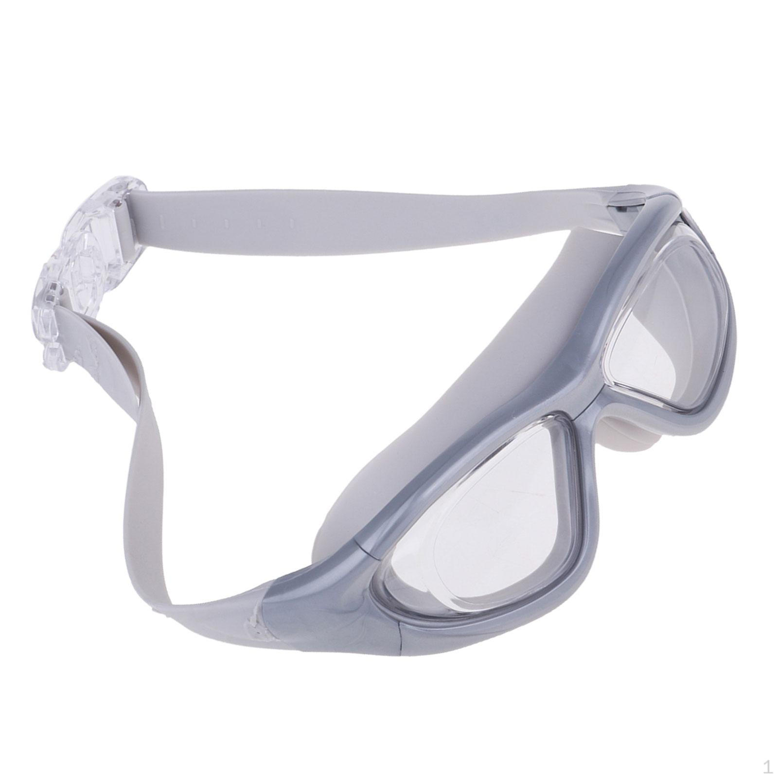 

Goggles with Large Silicone Stopper - Black сірий