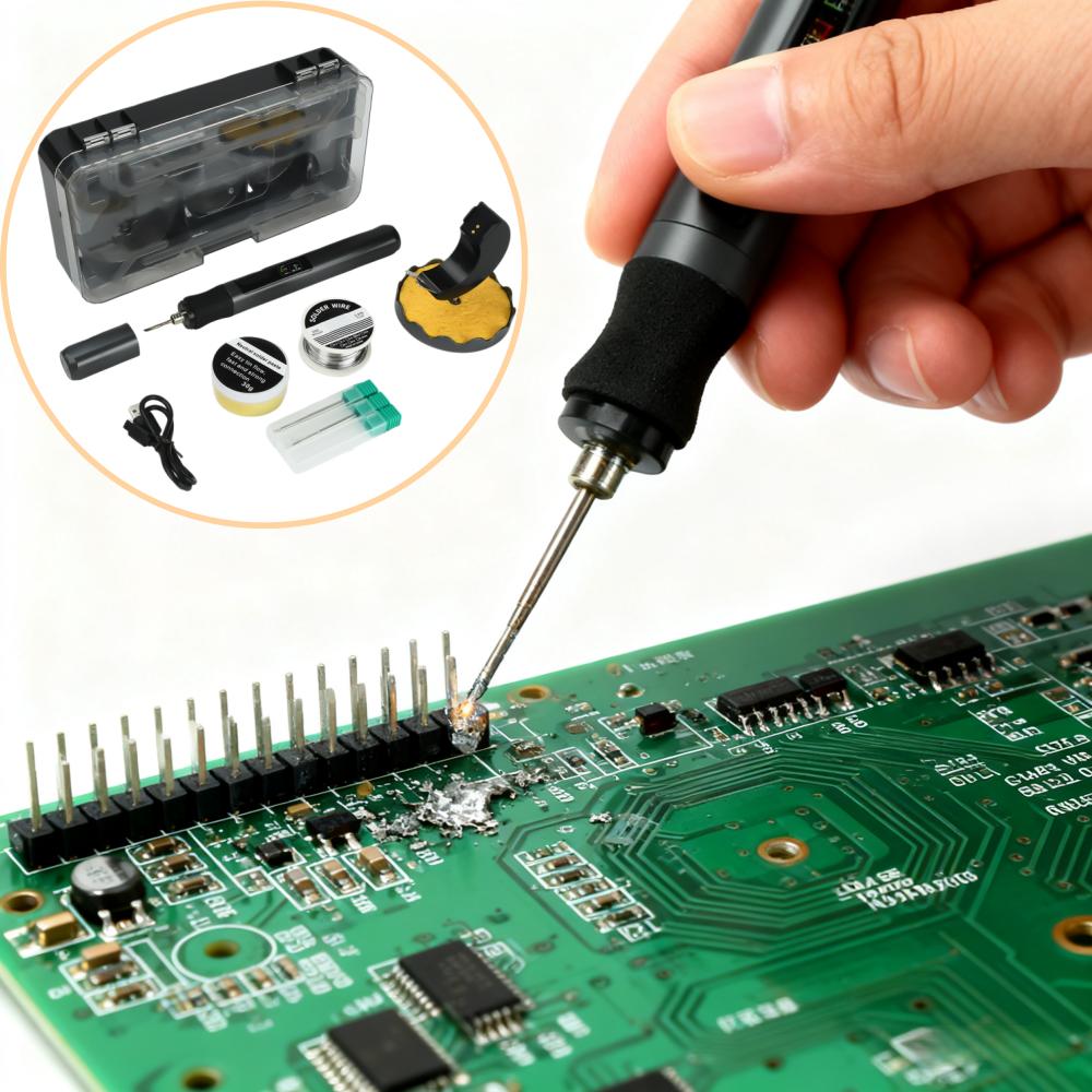 75W Electric Soldering Iron Adjustable Temperature LED Digital Display Electronic Welding Repair Tools With Solder Tin Iron Tips