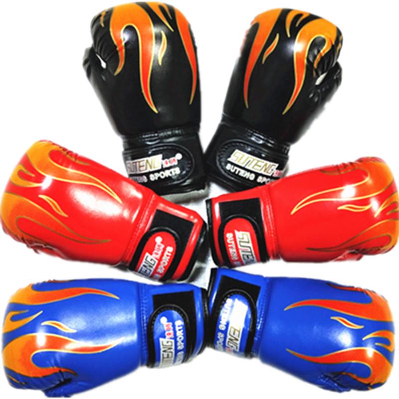 Sagitar Kids  Flame Mold Boxing Gloves with Inner Liner - Hand Protection for Sanda, Fighting, and Sandbag Training