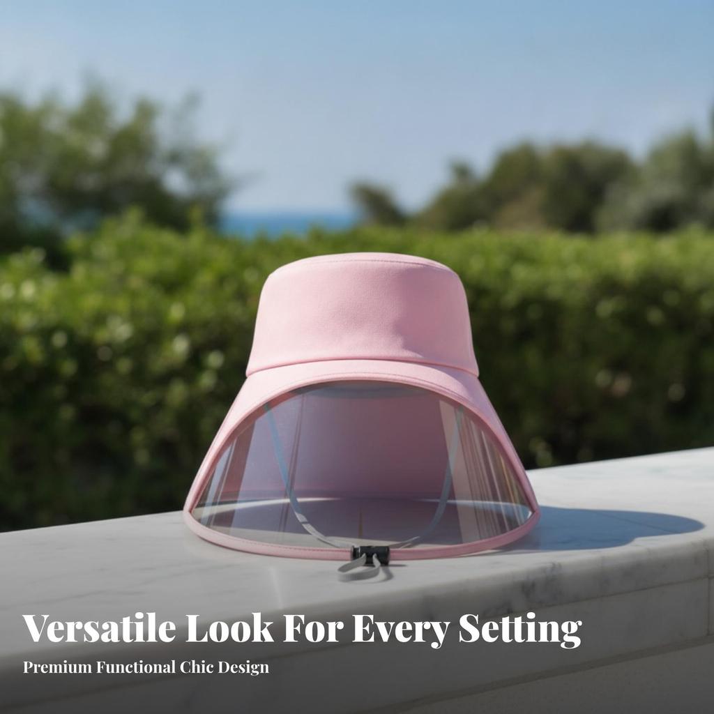 Gust-Resistant Sun Hat with Visor | Comfortable, guarding, Headwear, for Beach