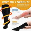 Solid Color Compression Socks Plus Size Hosiery New Calf Socks  Women Men