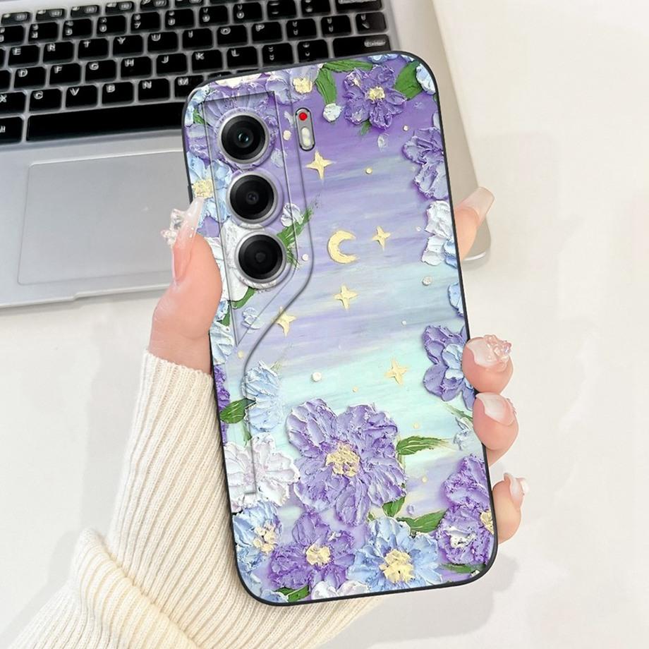 

Мягкие силиконовые чехлы для Tecno Camon 40 Pro Camon40 4G CM5 CM6 Задняя крышка Мультяшный панда кролик цветы Астронавт Чехол Ударопрочный Tecno Camon 40 4G