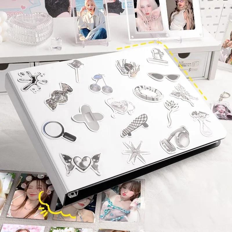 Kpop Photocards Holder Binder Photocard Display Kpop Cards Colelct Book Photo Albums 10/30/50 Pages 7/8 Pocket Pages