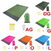 2x2.1m Waterproof Pocket Beach Blanket Folding Camping Mat Mattress Portable Lightweight Mat Outdoor Picnic Mat Sand Beach Mat