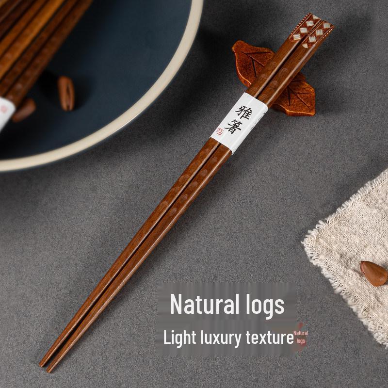 Ironwood Pointed Non-slip Japanese Chopsticks for Home & Gifts