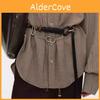 Vintage Design Pu Leather Waist Belt With Beaded Handmade Detail For Daily Wear