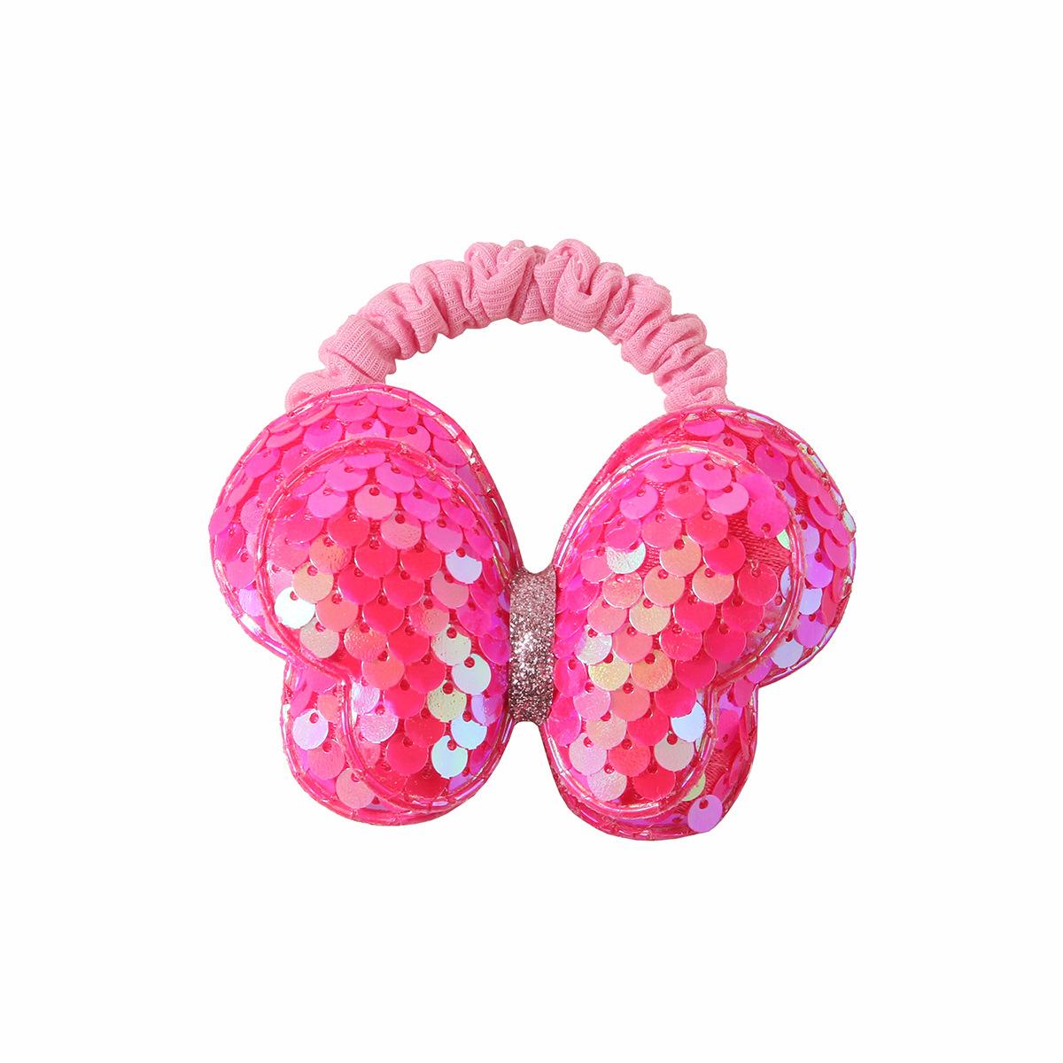 

Высококачественная резинка для волос с бантом из пайеток, детская высокоэластичная резинка-кольцо в виде тонкой кишки, не повреждающая волосы, резинка для хвостика, детские аксессуары для волос