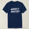 Wheres Hunter Funny Biden Phrase TShirt Premium Cotton Short Sleeve ONeck Mens T Shirt New S3XL
