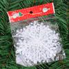 3Pcs 8/11/15/18/23cm Christmas Tree Snowflake Ornament Party Window Xmas Decor