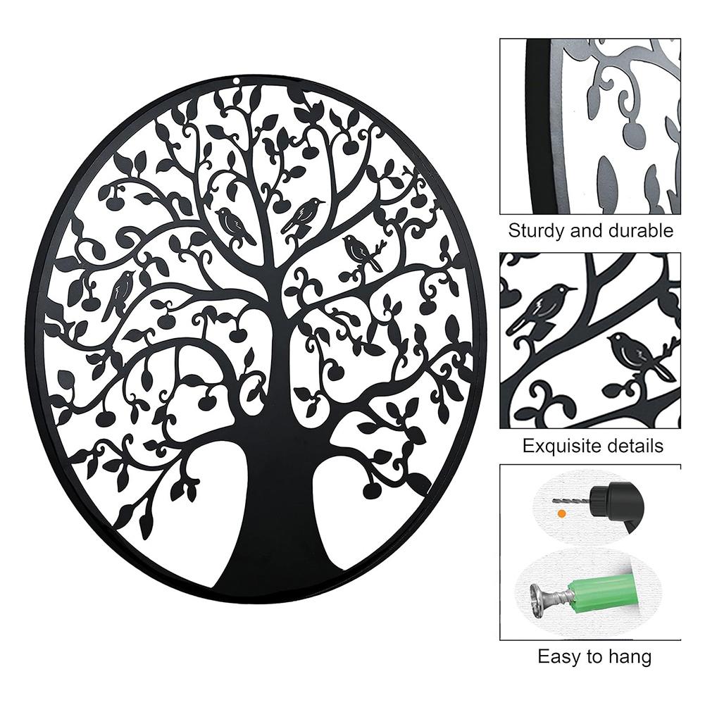Einfache Linien Wandkunst Metall Nautischer Kompass Wandkunst Kreativer Hängender Geldbaum Dekor für Innen Außen