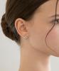 Tatiana Antique Cross Cubic Hoop Earrings Ec3333