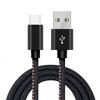 Denim Fast Charge Data Cable USB Power Cord Suitable Fits Android Type-C