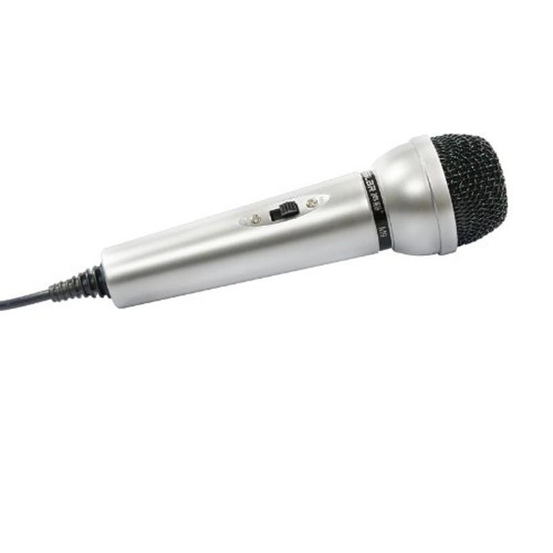 

Multimedia Wired Desktop Microphone for Voice Chat and Gaming срібний
