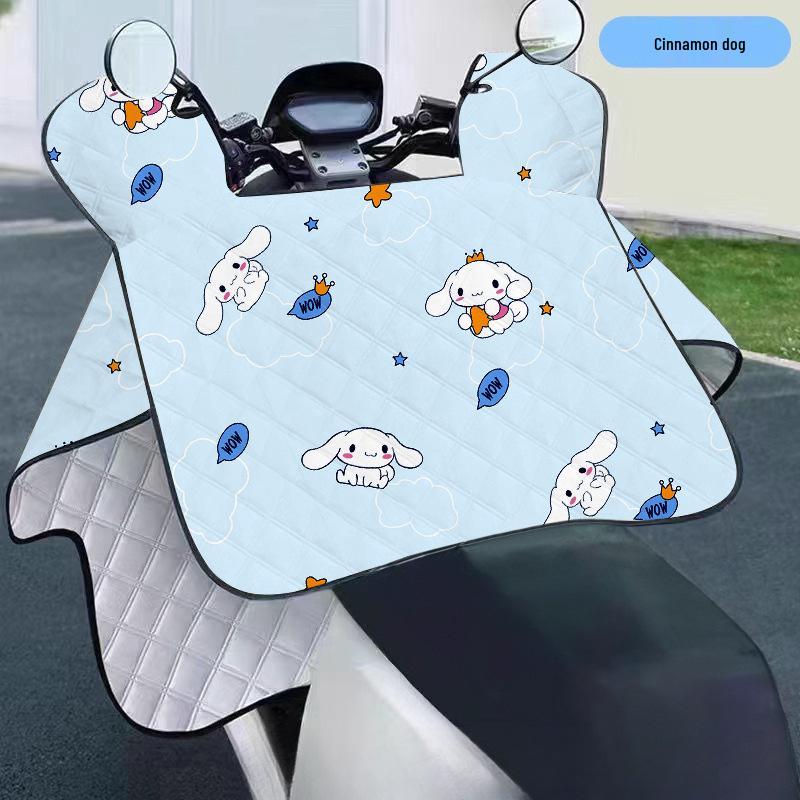 

Weatherproof Electric Bike & Motorcycle Poncho: Rain, Sun, Wind Protection, Universal Fit for All Seasons Other