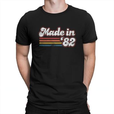 1982 41. Geburtstag T-Shirt für Männer Vintage Geboren 1982 Retro Geburtstagsgeschenk für Männer Frauen Sommer Streetwear T-Shirt