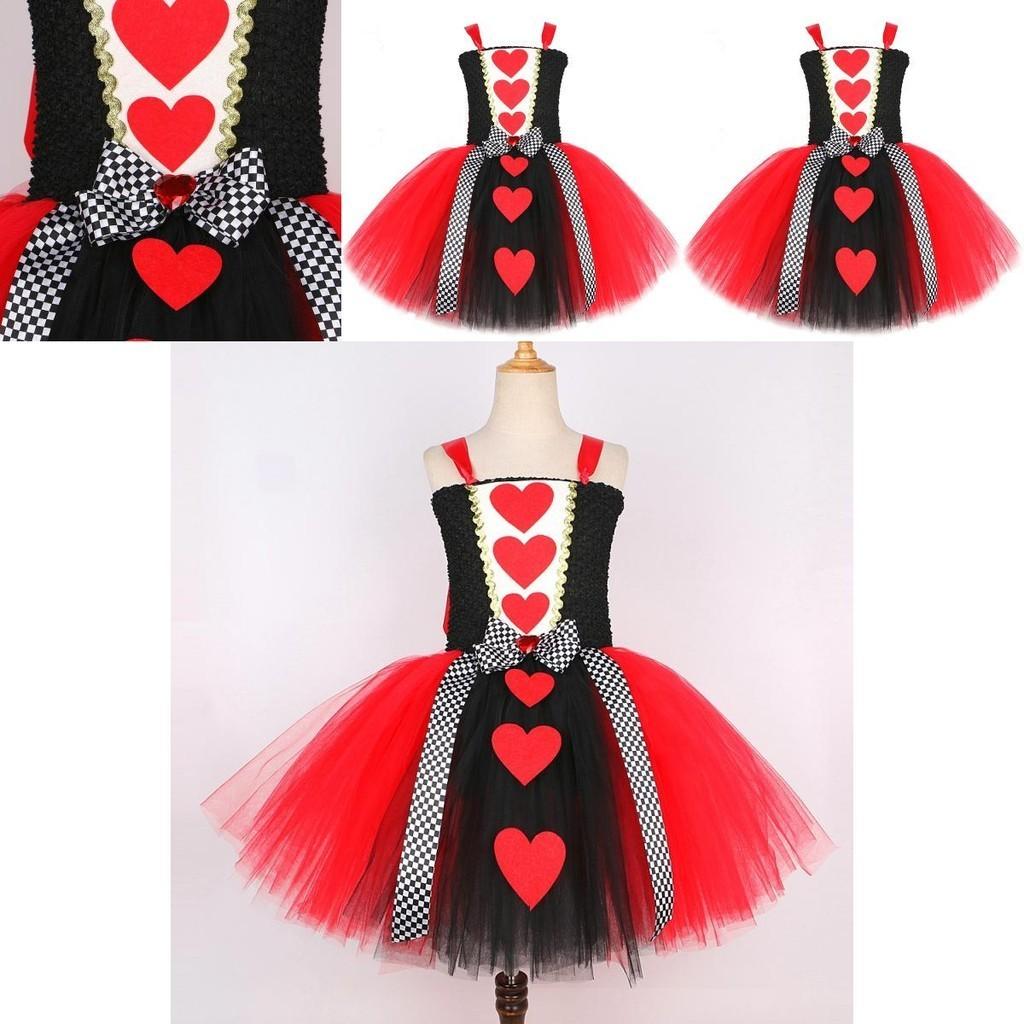 Lolitafairy Princess Dress For Girls Alice In Wonderland Queen Of Hearts Roleplay Costume