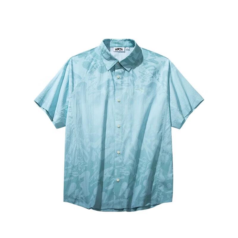 ANTA Unisex Breathable Loose Casual Short-Sleeve Shirt S