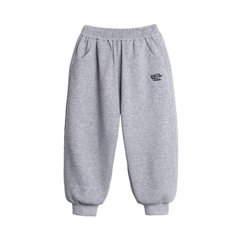 LUSON Boys Fleece-Lined Cuffed Sweatpants 100