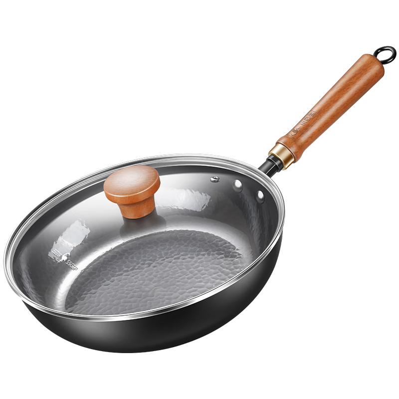 

SanSiGang Zhangqiu Non-Coated Iron Frying Pan