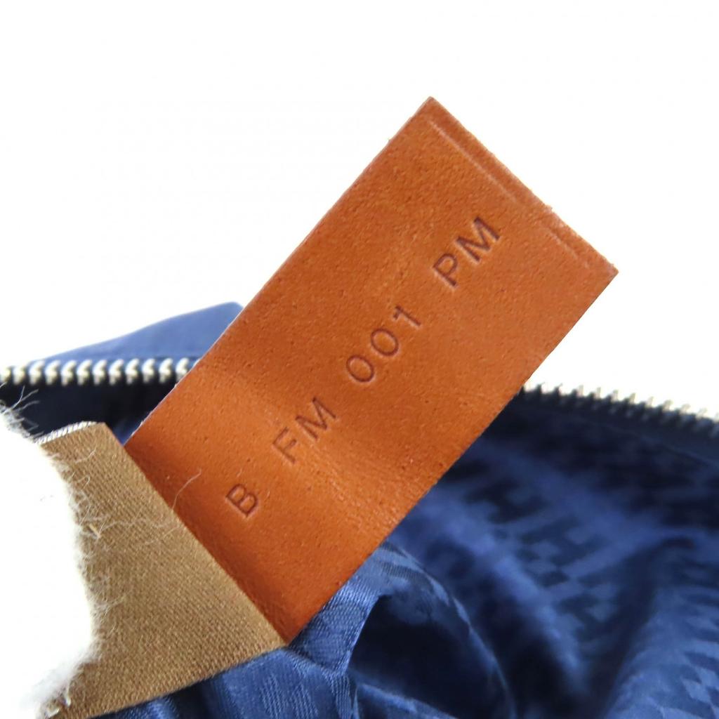 Excellent HERMES Pouch Ouse De Voyage PM Blue Silk Women Used