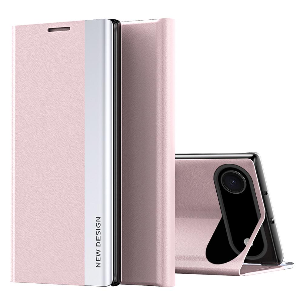 For iPhone 17 Air Case Anti-Drop Leather Phone Cover with Stand