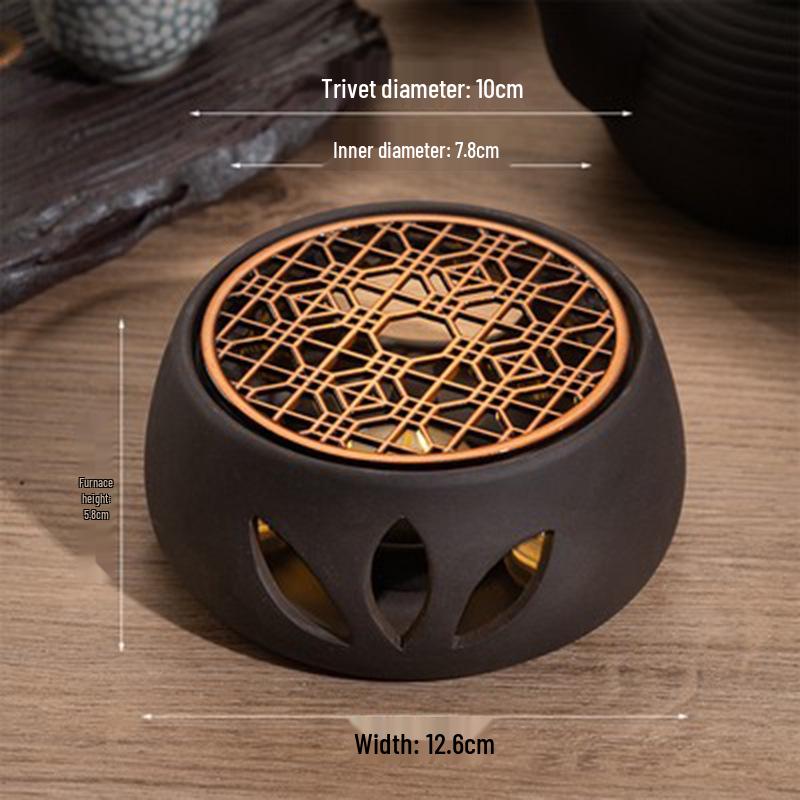 Handmade Ceramic Teapot Warmer and Candle Holder