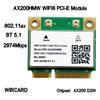 WIRCARD AX200HMW AX200 WIFI6 Module MINI PCIE 802.11ax 160Mhz Network Card WIFI Card For Laptop Win10 3