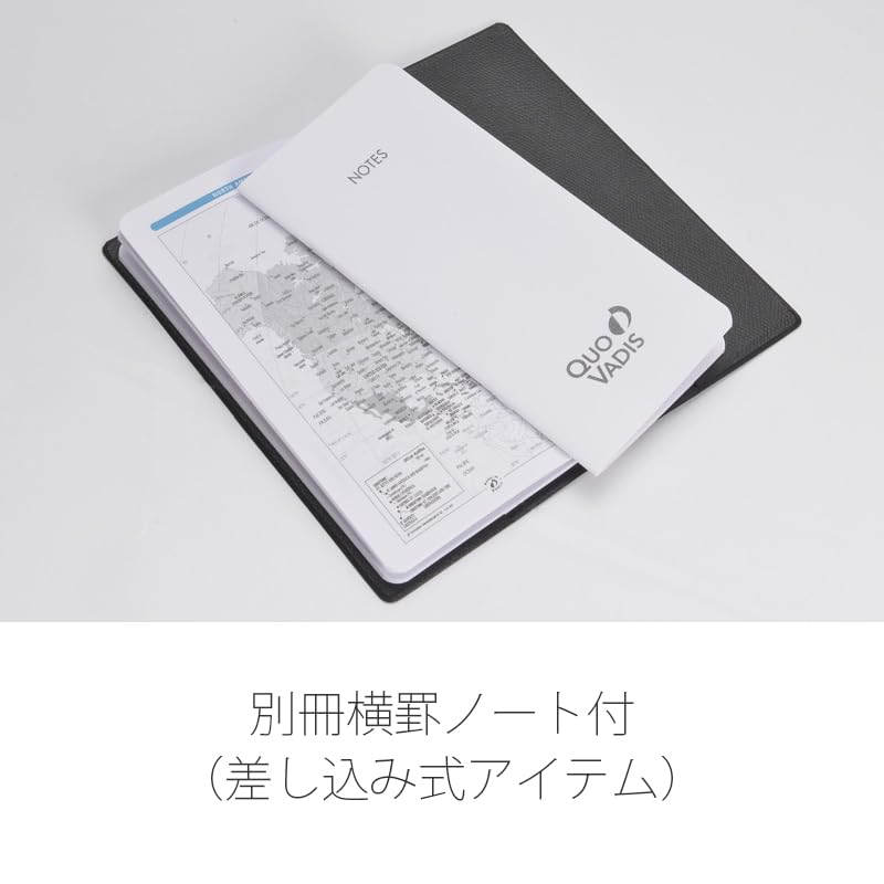 QUOVADIS 2026 Planner Diary "Buiso Plan / Papier Tigre Serigraphy" (Monthly Block, January Start, Slim Size 17x8.8cm) Numero Qv367pt1