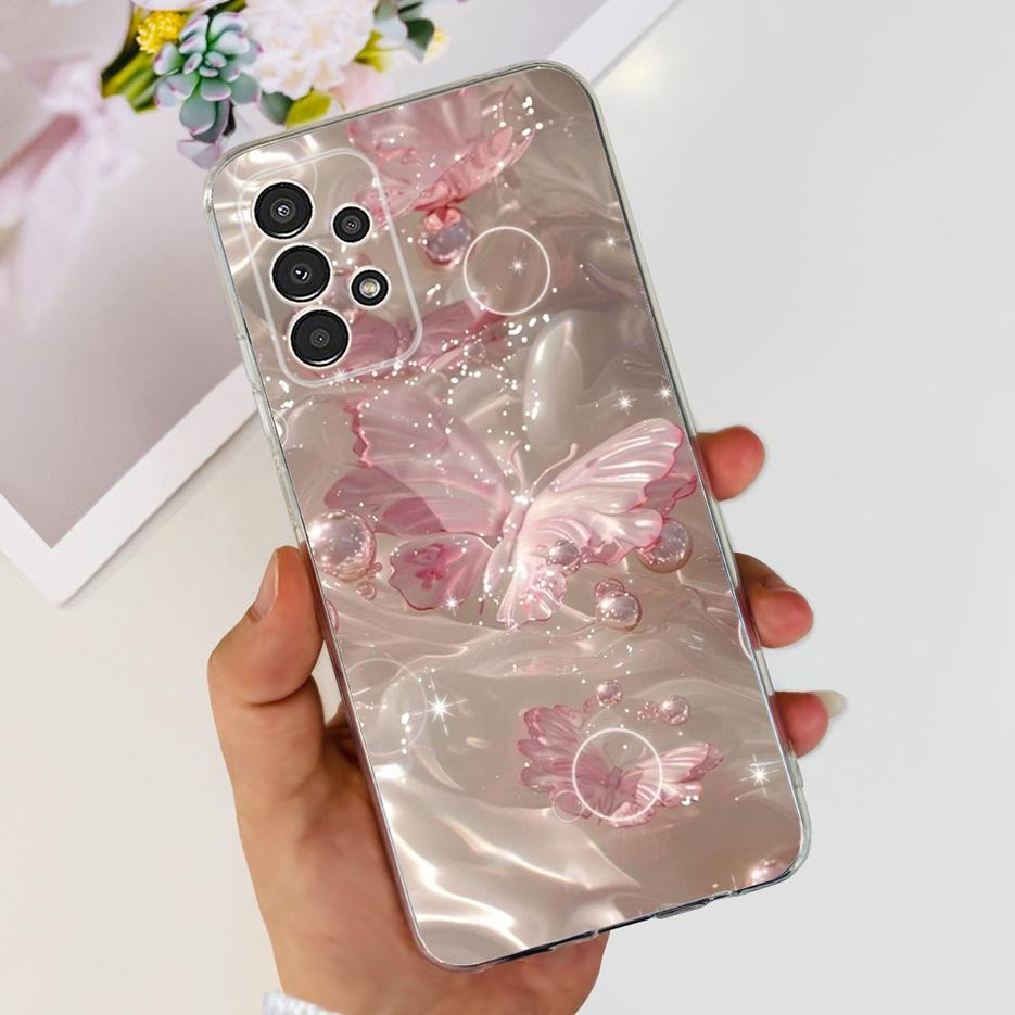 For Samsung Galaxy A13 4G Case SM-A135F Cute Fashion Painted Cover Soft Slim Phone Case For Samsung A13 A33 A53 5G Fundas Bumper