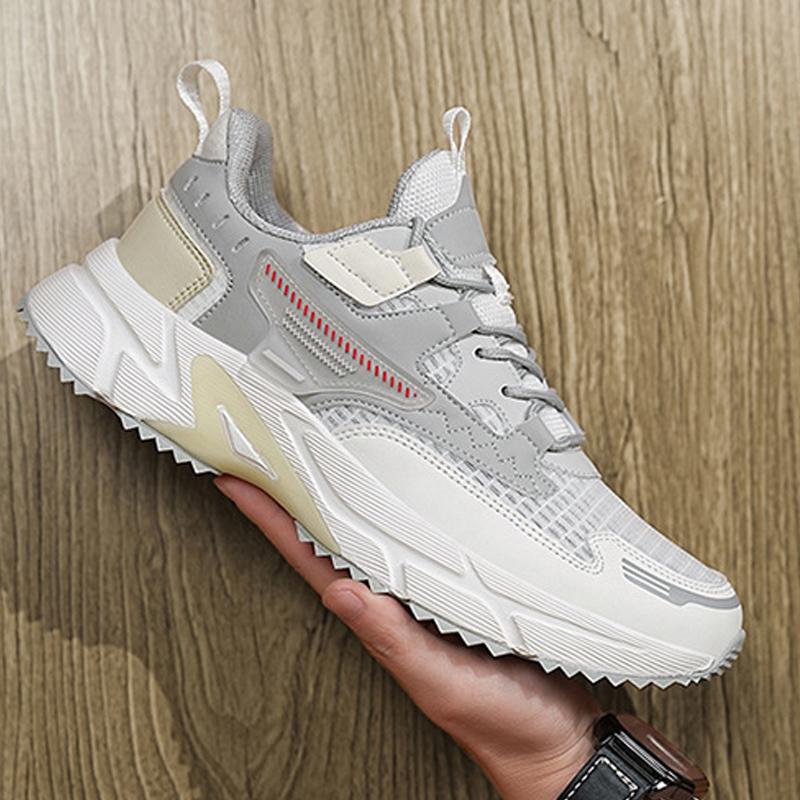 

Men Sneakers Breathable Lightweight Men Casual Shoes No-slip Lace Up Walking Sneakers Men Mesh Shoes Tenis Masculino Wholesale