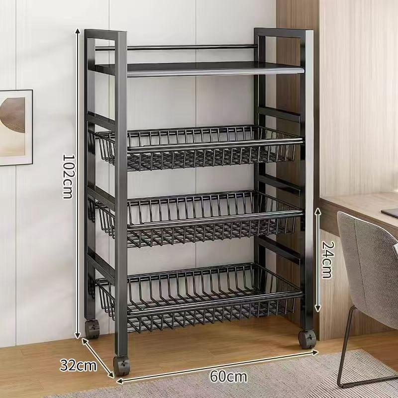 Multifunctional Kitchen Storage Rack for Vegetables and Fruits