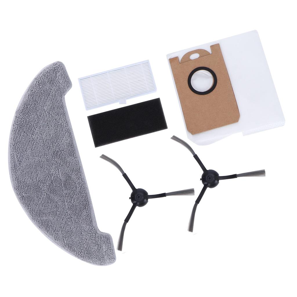 Side Brush Filter Dust Bag Kit Robot Vacuum Cleaner Parts Fit for Proscenic M7 MAX